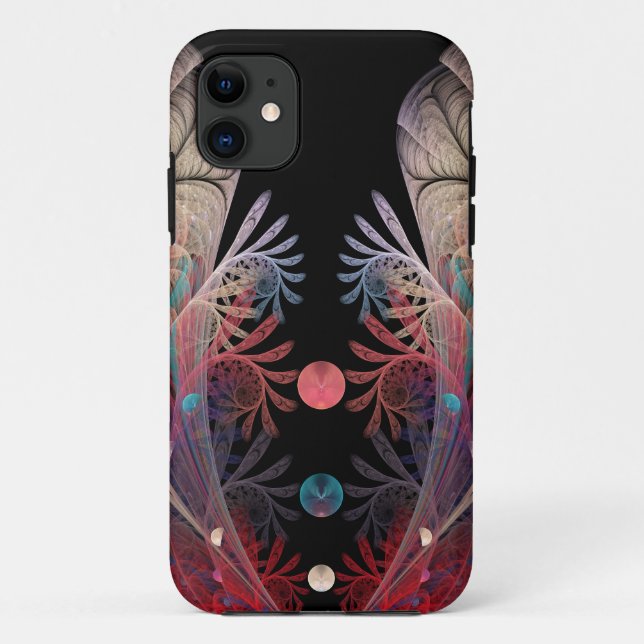 Jonglage Abstract Modern Fantasy Fractal Art Case-Mate iPhone Case (Back)
