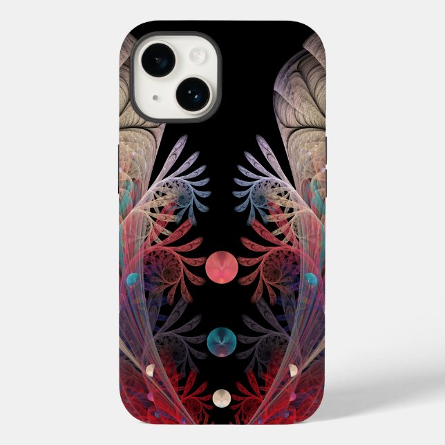 Jonglage Abstract Modern Fantasy Fractal Art Case-Mate iPhone Case (Back)