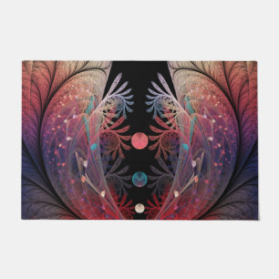 Jonglage Abstract Modern Fantasy Fractal Art Doormat