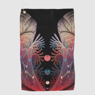 Jonglage Abstract Modern Fantasy Fractal Art Golf Towel
