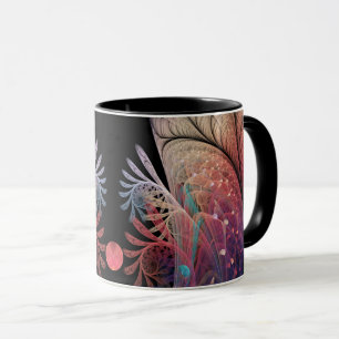 Jonglage Abstract Modern Fantasy Fractal Art Mug