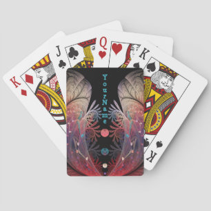 Jonglage Abstract Modern Fantasy Fractal Art Name Playing Cards