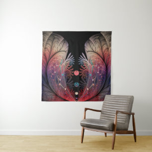 Jonglage Abstract Modern Fantasy Fractal Art Tapestry
