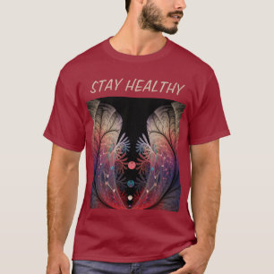 Jonglage Abstract Modern Fantasy Fractal Art Text T-Shirt