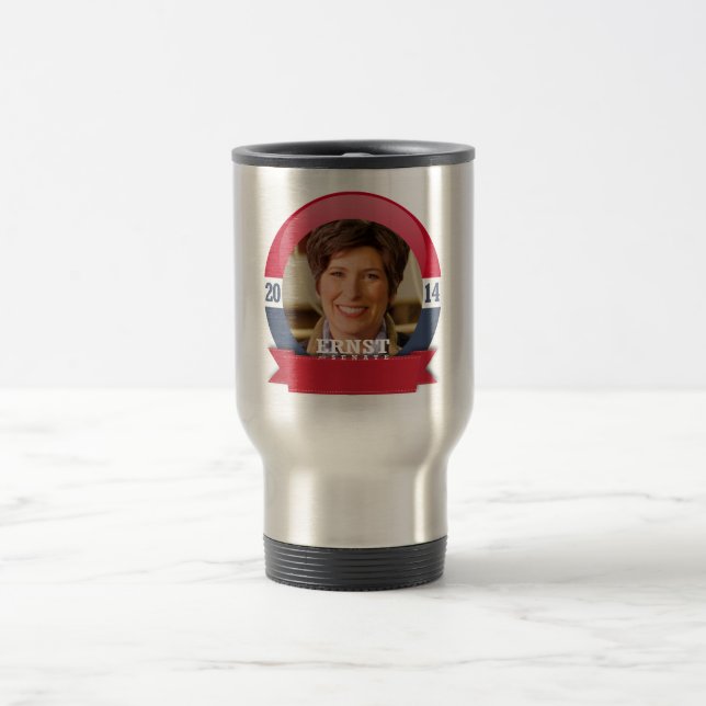 JONI ERNST CAMPAIGN TRAVEL MUG (Center)