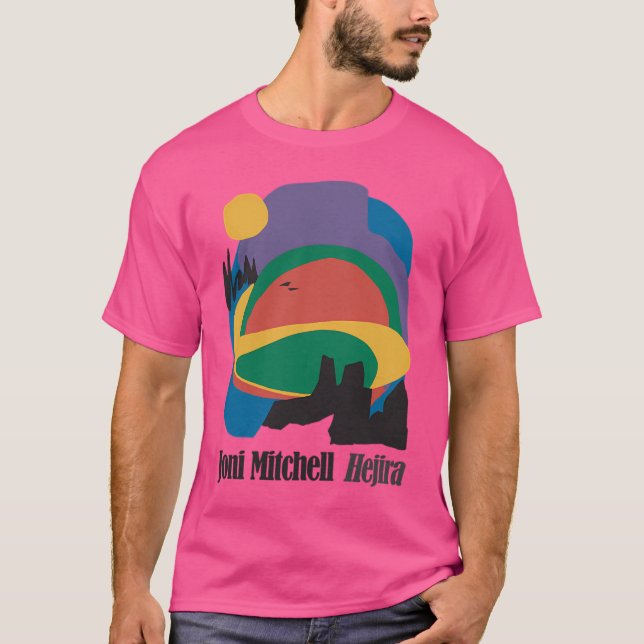 Joni Mitchell Hejira Fan Art T-Shirt (Front)