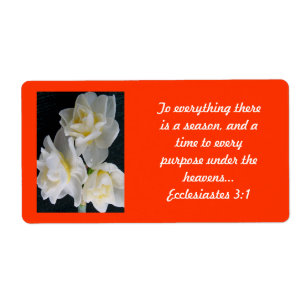 Jonquil Flower - Ecclesiastes 3:1