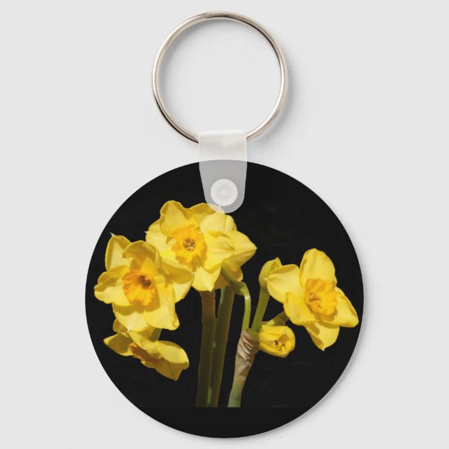 Jonquil Flowers Key Ring (Front)