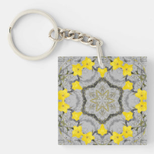 Jonquil Harmony Wheel  Key Ring