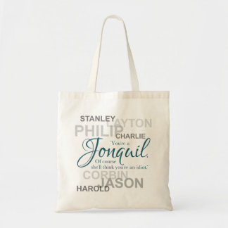 Jonquil Idiot Tote Bag