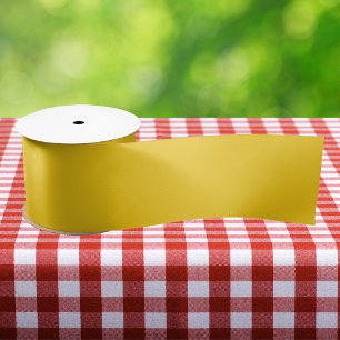 Jonquil Solid Colour Satin Ribbon