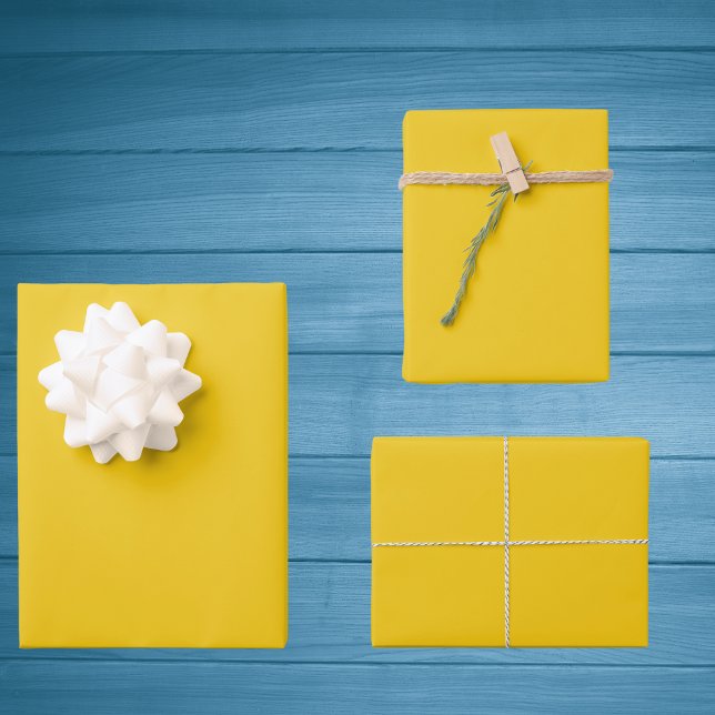 Jonquil Solid Colour Wrapping Paper Sheet (Creator Uploaded)