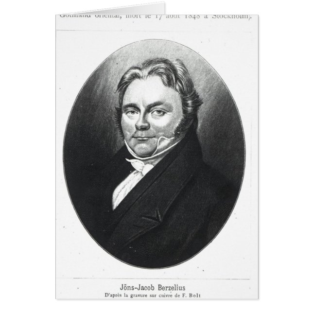 Jons Jakob Berzelius (Front)