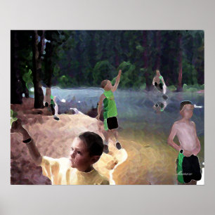 Jon's On Lake Poster
