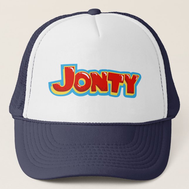 Jonty graffiti trucker hat (Front)