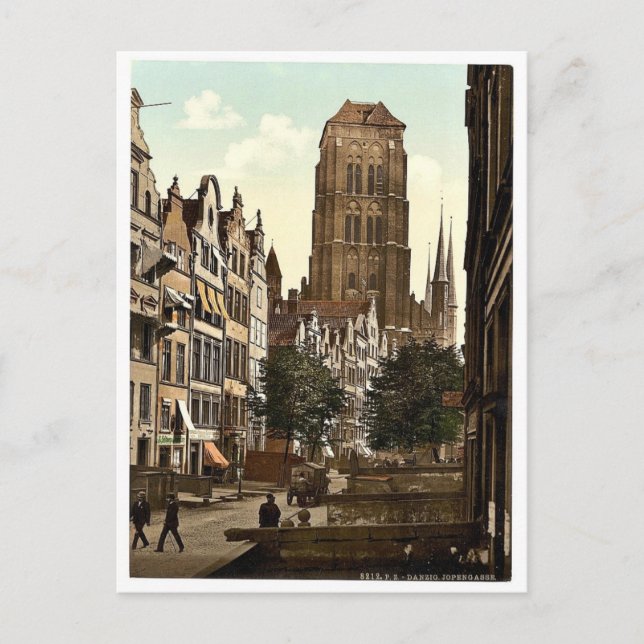 Jopengasse, Danzig, West Prussia, Germany (i.e., G Postcard (Front)