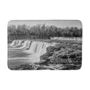 Joplin Grand Falls Overview Grayscale Bath Mat