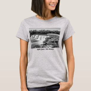 Joplin Grand Falls Overview Grayscale T-Shirt