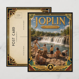 Joplin Missouri Vintage Art Deco Golden Age Postcard