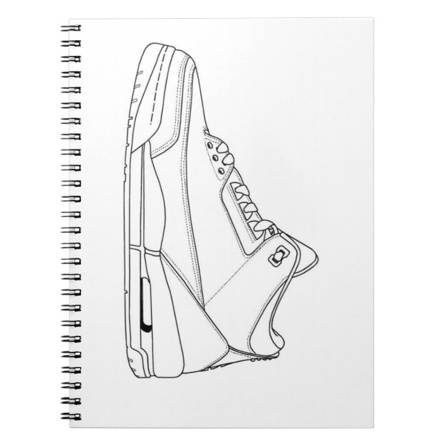Jordan 3 Colouring Notebook (Front)