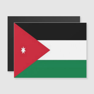 Jordan - Asia - Flag -