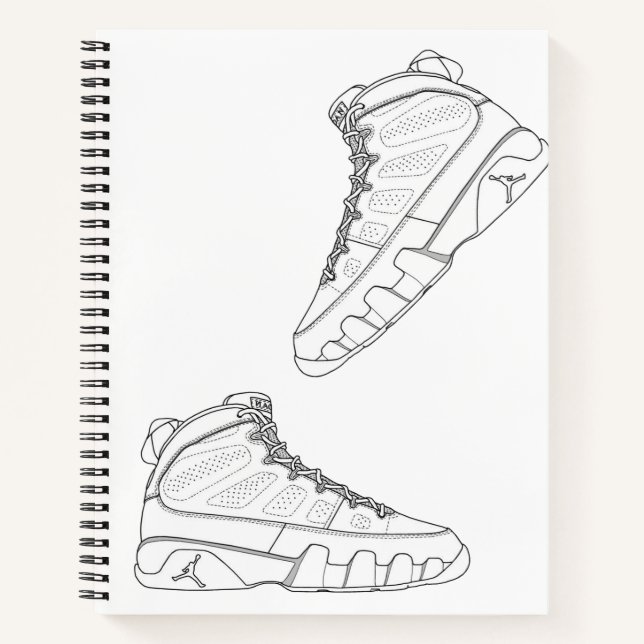 Jordan Custom Colouring Notebook (Front)