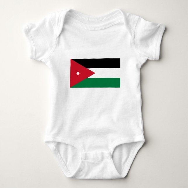 Jordan Flag Baby Bodysuit (Front)