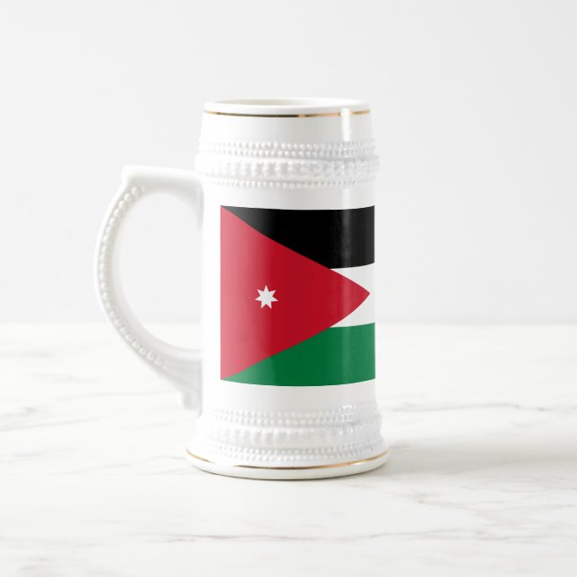 Jordan Flag Beer Stein (Left)