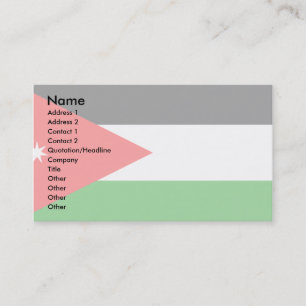 Jordan Flag Business Card