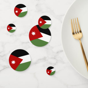 Jordan flag confetti