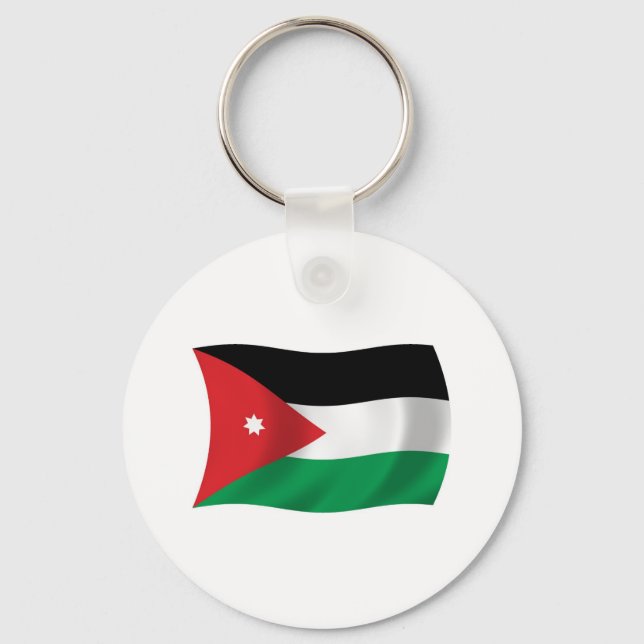 Jordan Flag Keychain (Front)