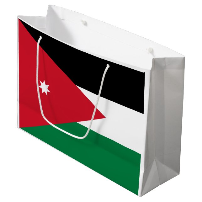 Jordan Flag Large Gift Bag (Front Angled)
