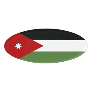 Jordan flag name tag