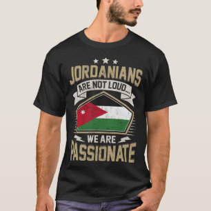 Jordan Flag Passionate Jordanians Girls & Women T-Shirt