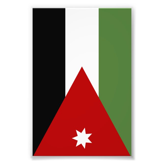 Jordan flag photo print (Front)