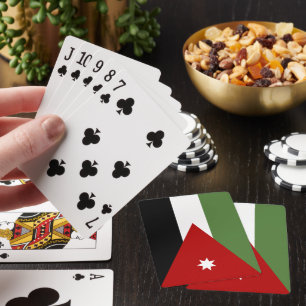 Jordan flag playing cards