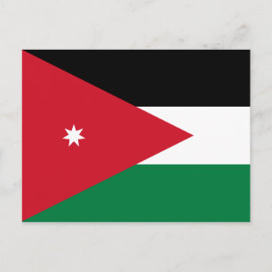 Jordan Flag Postcard