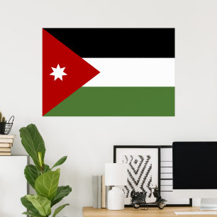 Jordan flag poster