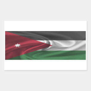 Jordan Flag Rectangular Sticker