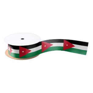 Jordan Flag Satin Ribbon