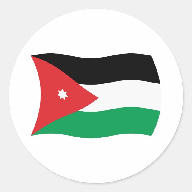 Jordan Flag Sticker (Front)