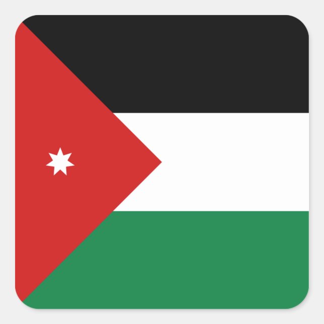 Jordan Flag Sticker (Front)