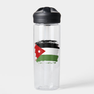 Jordan flag water bottle