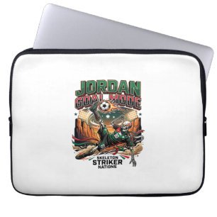 Jordan Goal Mode Skeleton Striker Nations Dynamic  Laptop Sleeve
