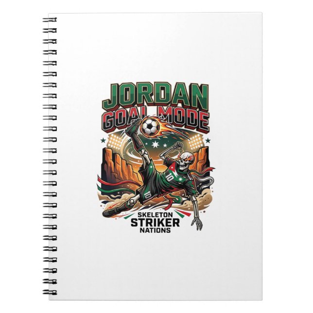 Jordan Goal Mode Skeleton Striker Nations Dynamic  Notebook (Front)