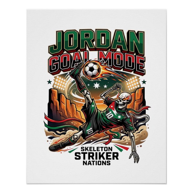 Jordan Goal Mode Skeleton Striker Nations Dynamic  Poster (Front)