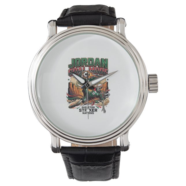 Jordan Goal Mode Skeleton Striker Nations Dynamic  Watch (Front)
