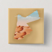 Jordan illustrated map travel poster