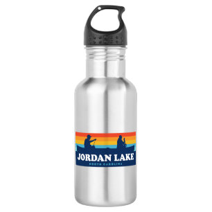 Jordan Lake North Carolina Canoe 532 Ml Water Bottle