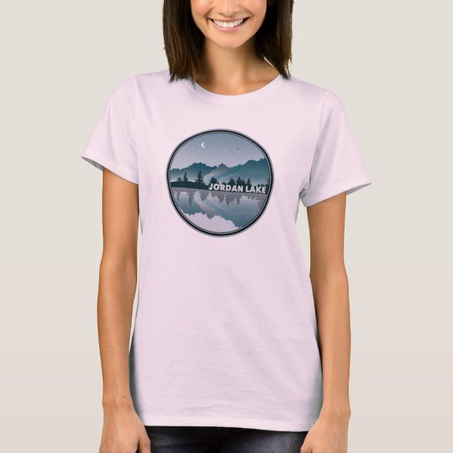 Jordan Lake North Carolina Reflection T-Shirt (Front)